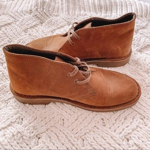 Clarks Leather Desert Boots